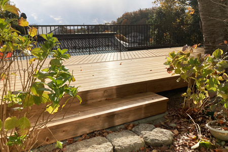 西宮市ウッドデッキ改修工事