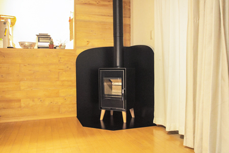 猪名川町薪ストーブ設置工事